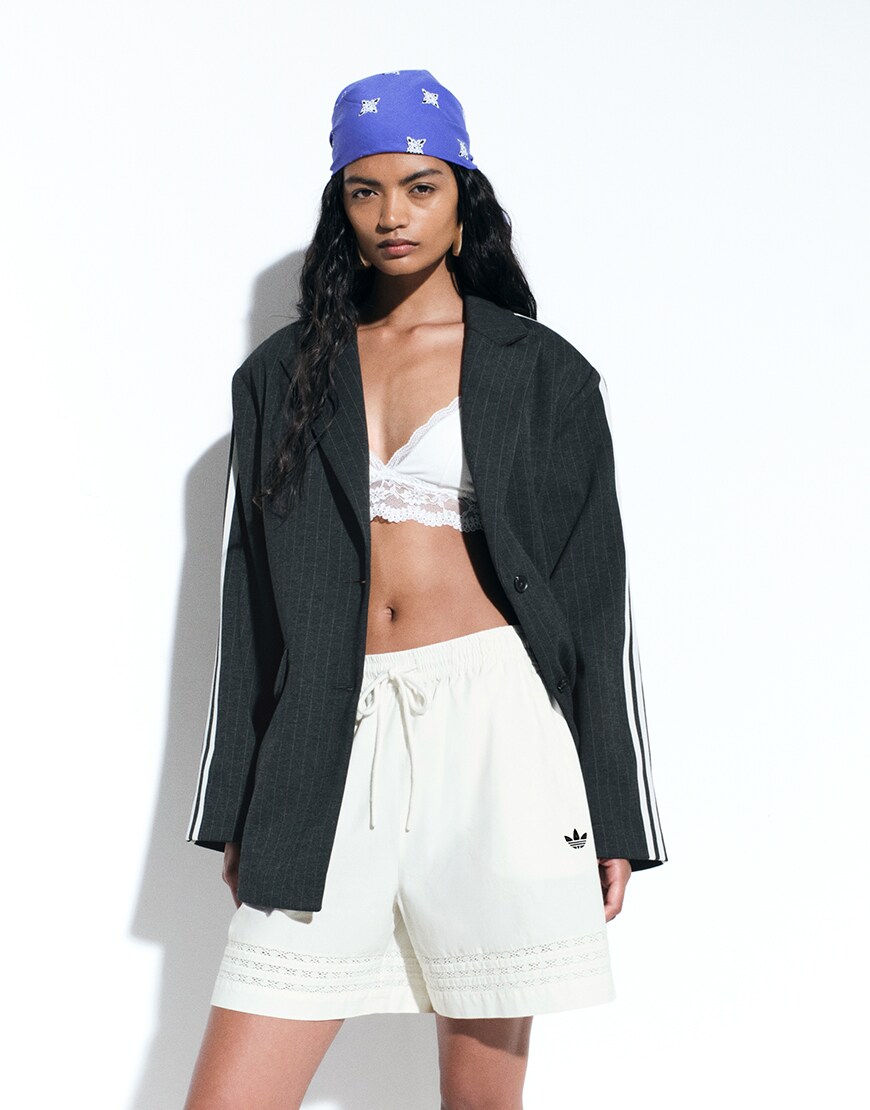 Woman wearing adidas blazer | ASOS Style Feed