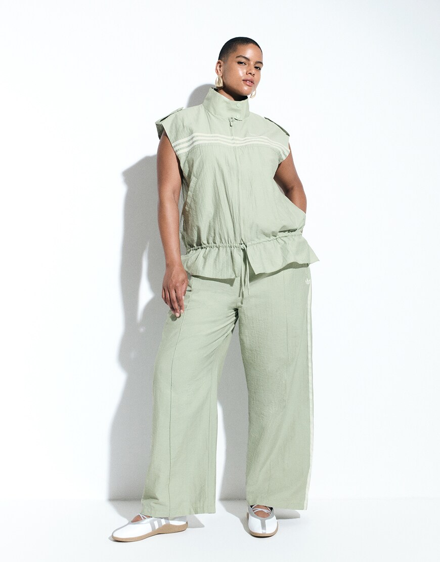 Woman wearing green adidas coord | ASOS Style Feed