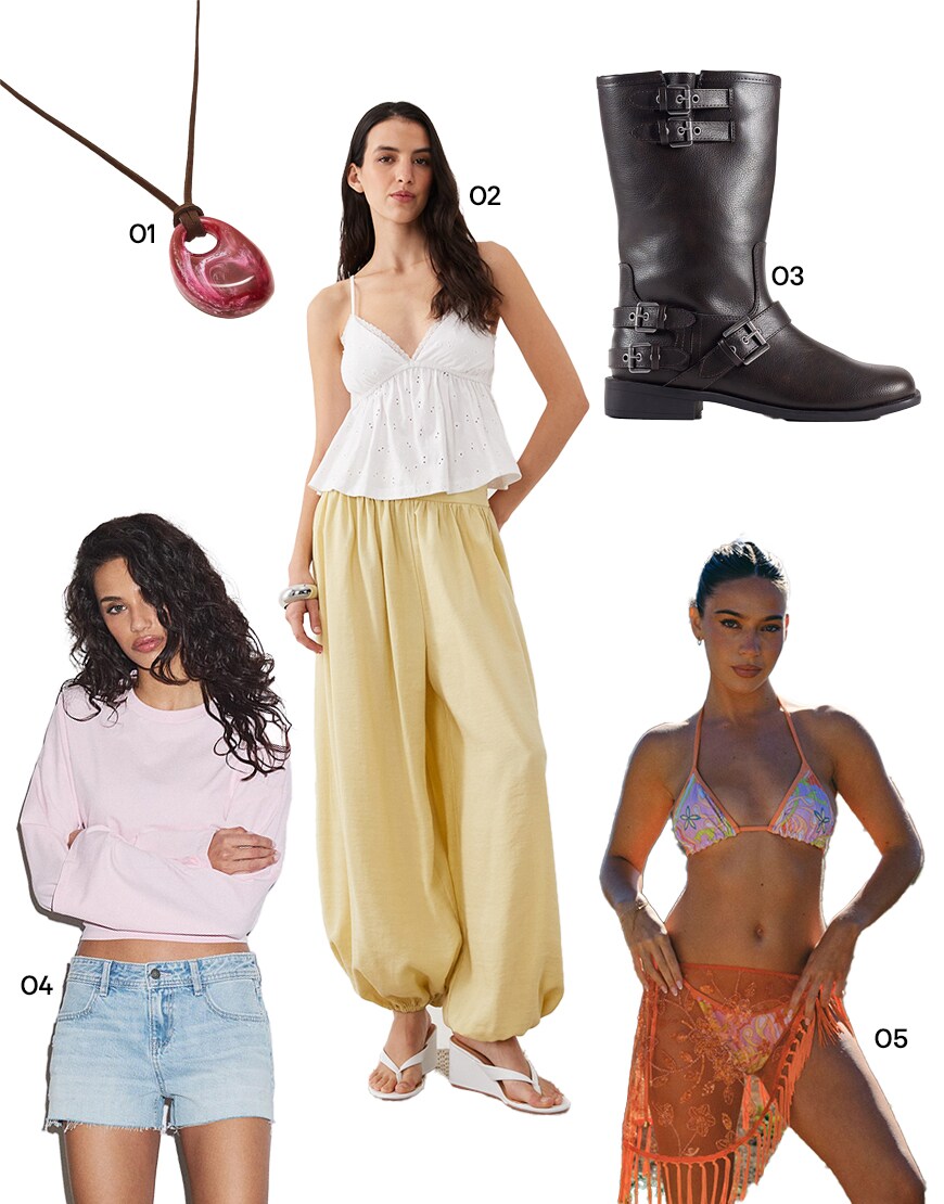 Collage of ASOS products