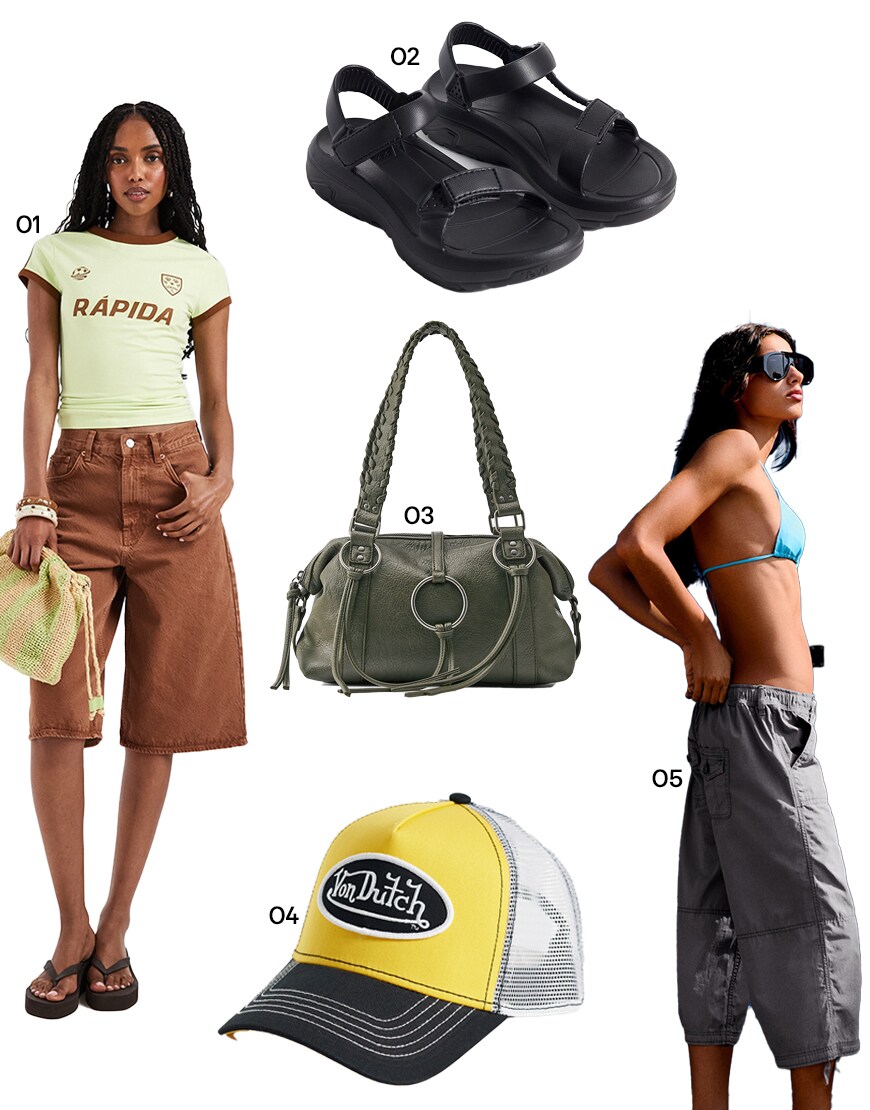 Collage of ASOS products