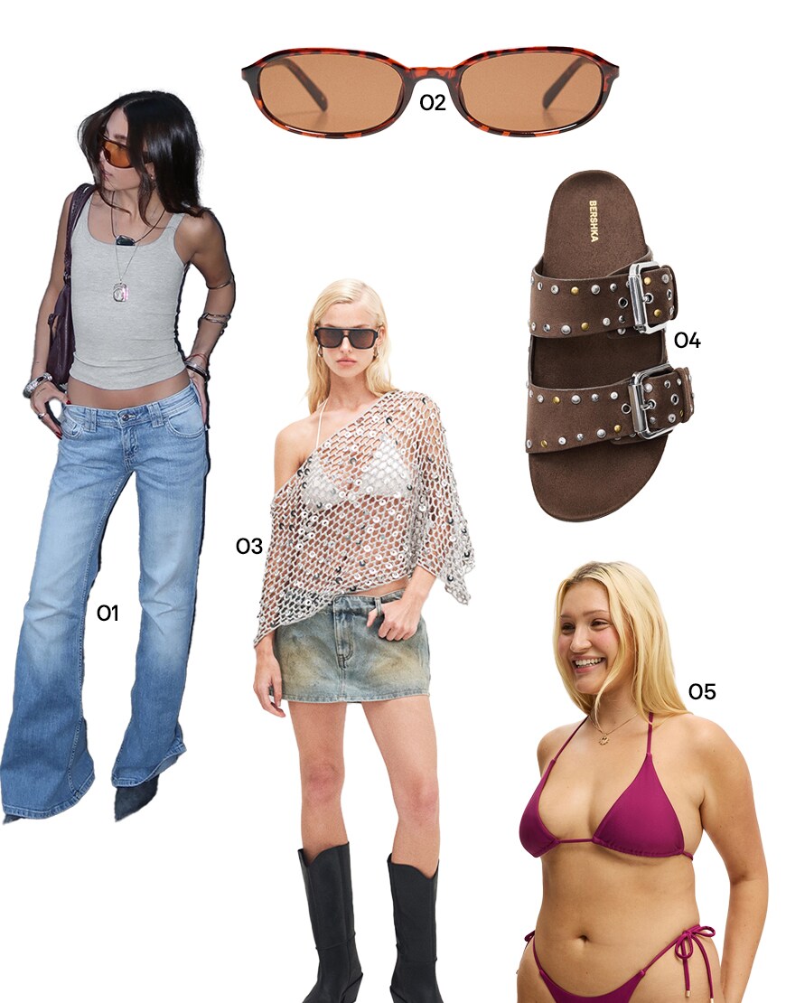 Collage of ASOS products