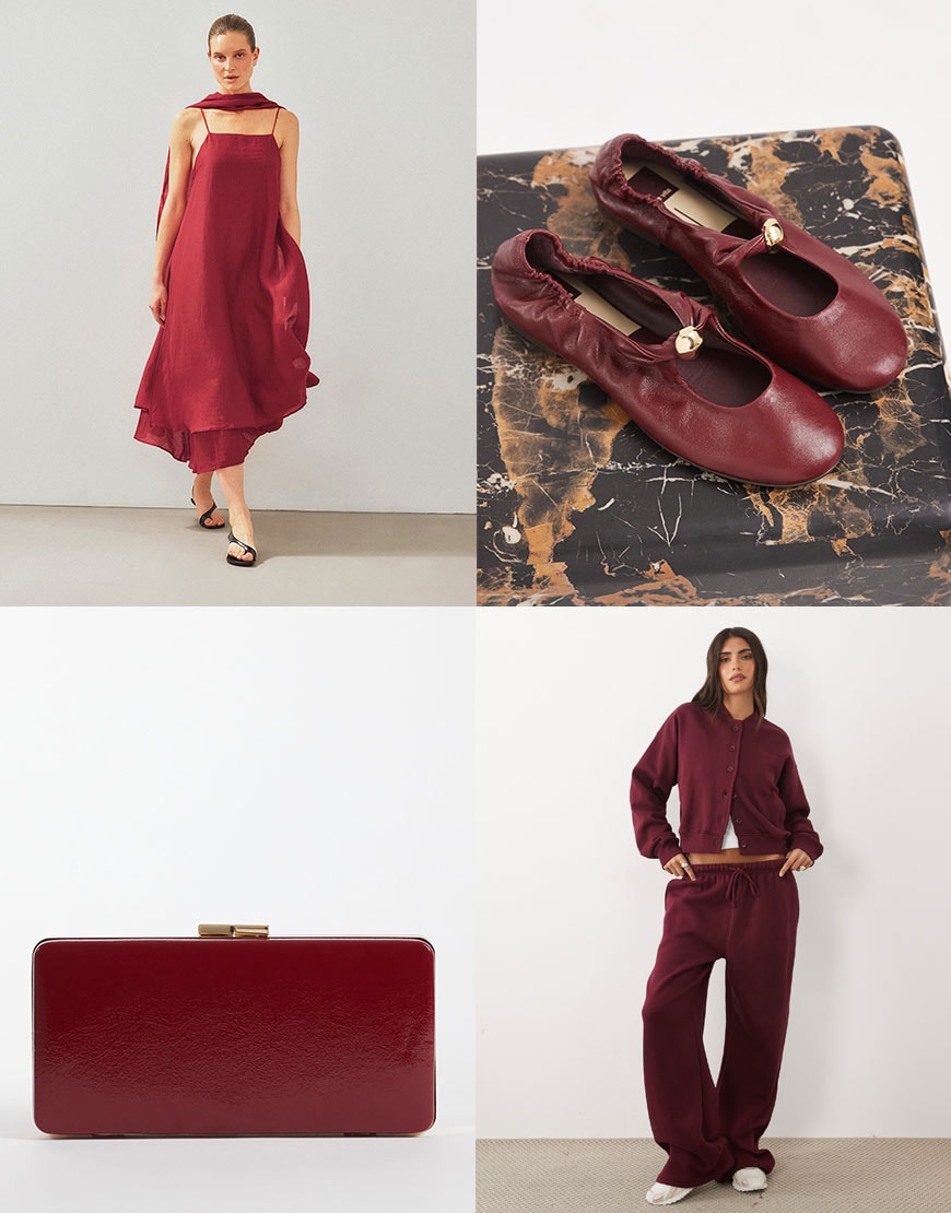 cherry autumn colour trend| ASOS Style Feed