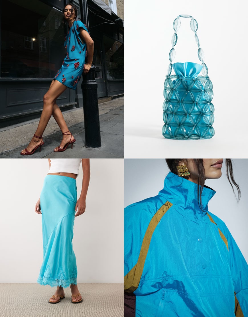 turquoise autumn colour trend| ASOS Style Feed