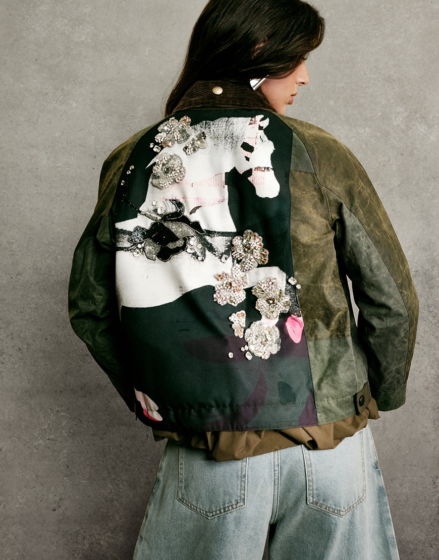 Woman wearing Barbour jacket by Jimmy Turrell | ASOS Style Feed