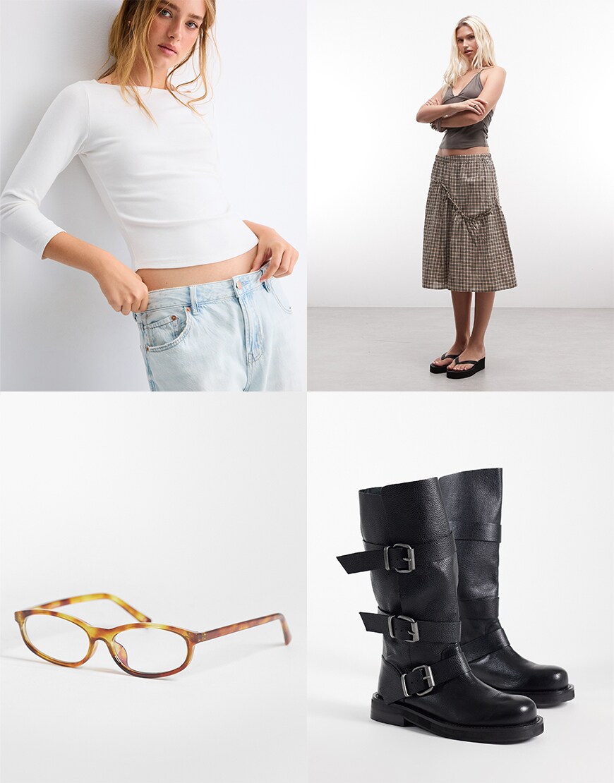 Collage of ASOS products
