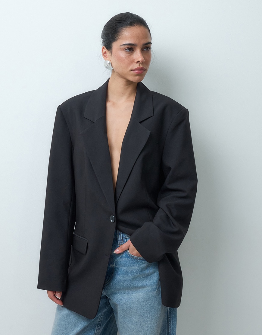 ASOS DESIGN Tailored oversized blazer in black | ASOS Style Feed