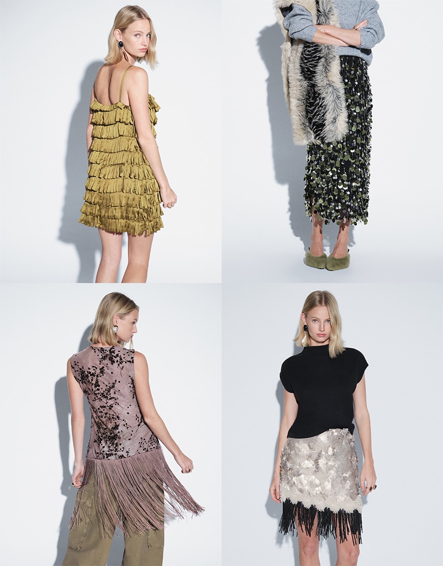 Collage of woman wearing new-season ASOS